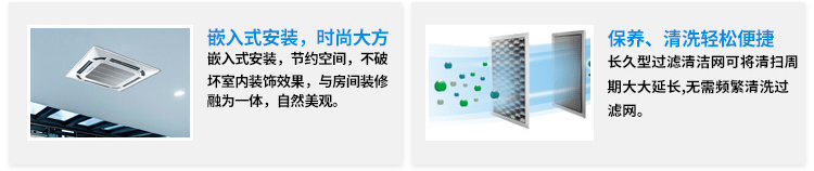 嵌入式安裝，時尚大方